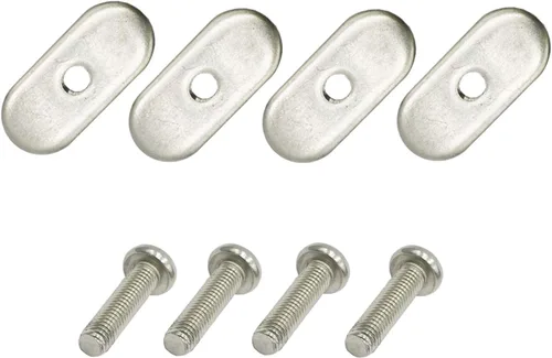 Vista 6 de 4 Pcs Rail Track Screws Track Nuts Boat Kayak Rail Slide Track Fitting