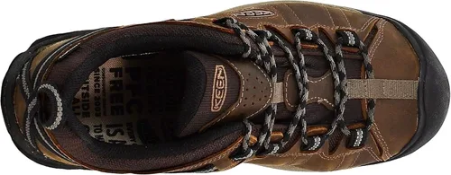 Vista 5 de KEEN Men's Targhee 2 Low Height Waterproof Hiking Shoes Bisonte/Brindle