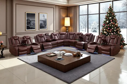 Vista 17 de A Ainehome Juego de sofá modular reclinable eléctrico con luz LED, sofás seccionales de cuero, juegos de muebles de sala de estar, juegos de sofá
