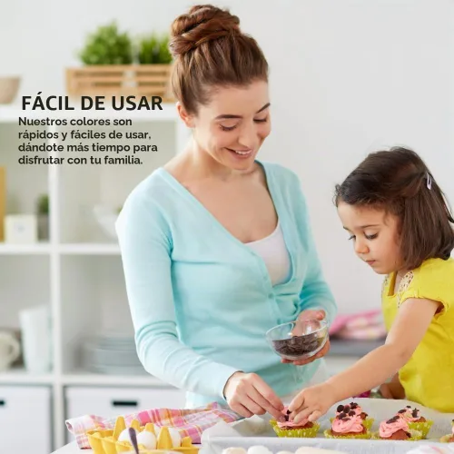 Vista 9 de Kitchen Krafts Chefmaster - Colorante en gel para alimentos, color rosa, 1 onza