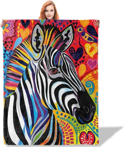 Vista 14 de Manta floral de pavo real, 40 x 50 pulgadas, mantas de pájaros exóticos para decoración de dormitorio, manta de franela de jardín, regalos