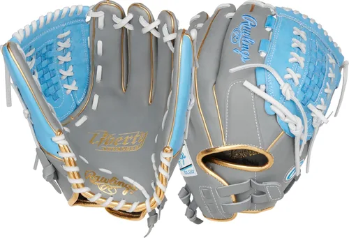 Vista 9 de Rawlings Guantes de sóftbol Liberty Advanced Color Series Fastpitch Tamaños 11.75 a 13 pulgadas Múltiples estilos