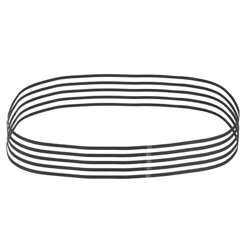 Vista 24 de MECCANIXITY 3.780 in GT-2 correa dentada, 5pcs 0.354 in ancho 0.079 in paso impresión 3D GT-2 correa dentada caucho de bucle cerrado, negro