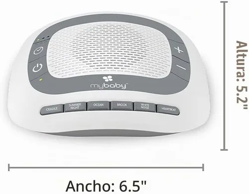 Vista 8 de SoundSpa portátil color blanco de myBaby