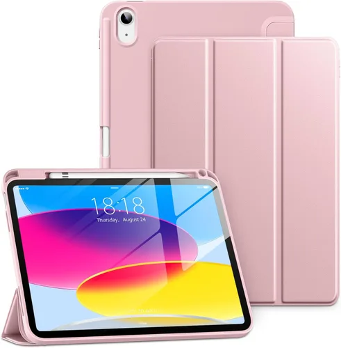 Vista 21 de DTTO Funda para iPad (A16) de 11ª Generación de 11 Pulgadas 2025, Funda para iPad de 10ª Generación de 10.9 Pulgadas 2022, Funda Protectora Trasera