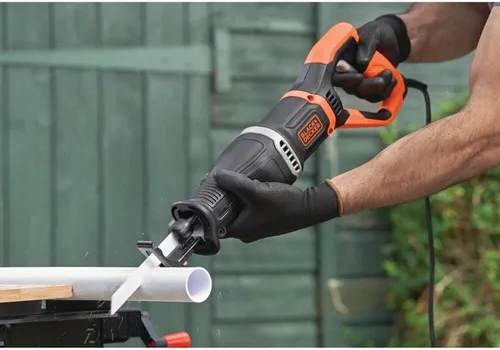 Vista 8 de BLACK+DECKER Sierra recíproca eléctrica de 7 amperios con soporte de rama extraíble (BES301K)