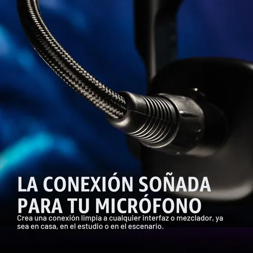 Vista 3 de Elgato Cable XLR – Cable de micrófono blindado para grabación de estudio y producción en vivo, pines chapados en oro, macho a hembra, para micrófono