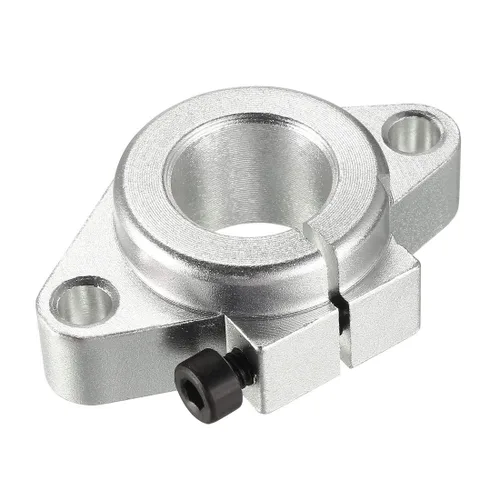 Vista 2 de uxcell 4PCS SHF16 Aluminio Linear Motion Rail Soporte de guía de barra de sujeción para eje de 0.630 in de diámetro