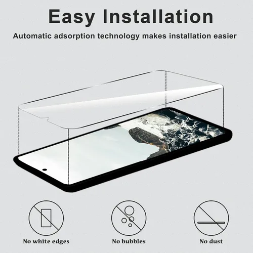 Vista 7 de Paquete de 3 + 3 protectores de pantalla para Galaxy A03s + protector de lente de cámara, dureza 9H, resistente a los arañazos, fácil instalación