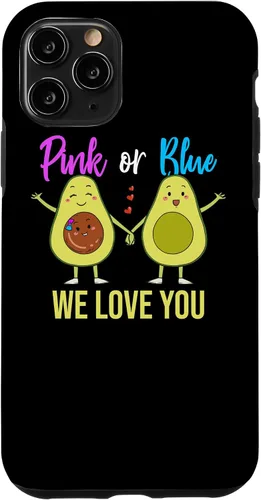 Vista 29 de Pink Or Blue Parents Gender Reveal Baby Shower Party Avocado Case for iPhone 17