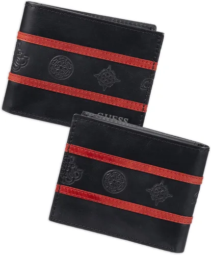 Vista 2 de GUESS Men's Leather Slim Bifold Wallet