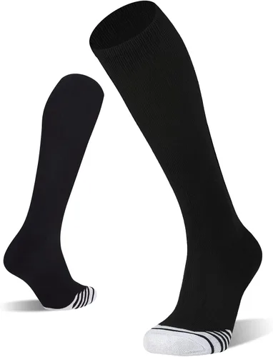 Vista 9 de FITRELL Paquete de 23 calcetines de béisbol y sóftbol para niños, jóvenes, hombres y mujeres, calcetines altos hasta la rodilla (varios colores)
