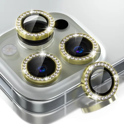 Vista 64 de Choiche Compatible para iPhone 16 Pro/iPhone 16 Pro Max Protector de Lente de Cámara, Vidrio Templado 9H Protector de Pantalla de Cubierta de Cámara