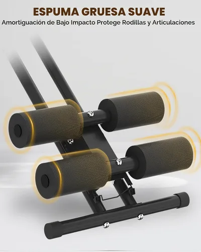 Vista 4 de GuuG Ab Machine Ab Trainer - Máquina de abdominales ajustable para entrenamiento de estómago en casa, gimnasio, entrenamiento de abdominales