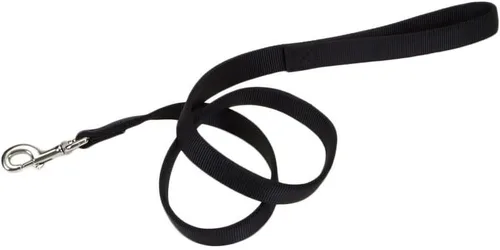 Vista 8 de Coastal Pet Correa para Perros de Doble Capa - Enganche de Mosquetón para Collares y Arneses - Correa de Nailon para Caminar Perros Pequeños Negro