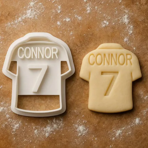 Vista 13 de Mostop Cortador de galletas deportivo con sellos, juego de 3 piezas de cortador de galletas de fútbol, fútbol, casco, juego de fútbol, herramientas