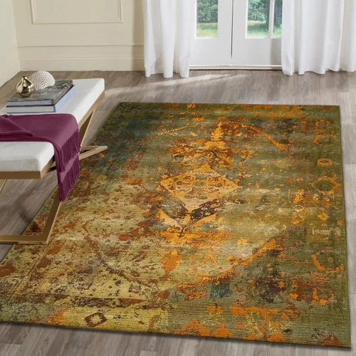 Vista 44 de Liora Manne Marina - Almohadas de fácil cuidado para interiores y exteriores, 12 x 18 pulgadas, color verde Verde Libre de Abejas
