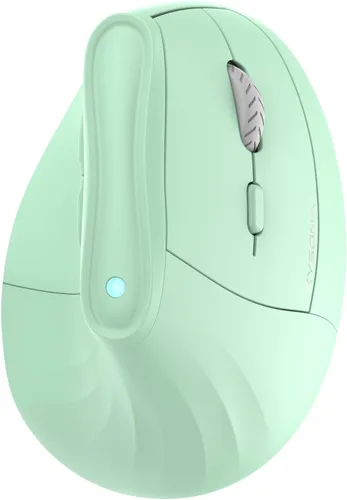 Vista 11 de KYSONA Ratón ergonómico inalámbrico, mouse vertical Bluetooth, DPI ajustable de 5 niveles, ratones con interruptor silencioso de 2.4 G para Windows