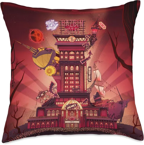 Vista 5 de Hazbin Hotel - Almohada de Hotel Cojín Decorativo