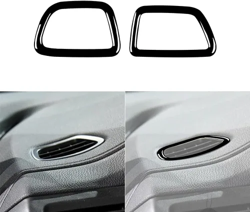 Vista 18 de 4 calcomanías para auto con diseño de pilar en el interior del espejo retrovisor compatible con Ridgeline 2017 2018 2019 2020/Passport