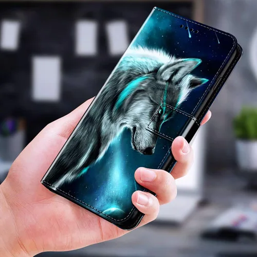 Vista 6 de Funda de piel sintética con función atril y tapa abatible para LG G7 G8 ThinQ K40 K51 K61 K62 Stylo 5 6 V40 V50 V60 Velvet, personaliza la imagen