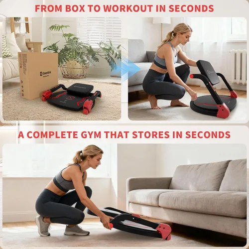 Vista 8 de Máquina para hacer abdominales ABMAX-Gen3, equipo de ejercicio abdominal con respaldo plano. Máquina multifuncional para entrenamiento abdominal