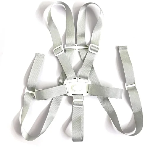 Vista 7 de ZARPMA Correas para silla alta, correa de arnés de repuesto universal para silla compatible con Tripp Trapp Stokke silla alta (gris)