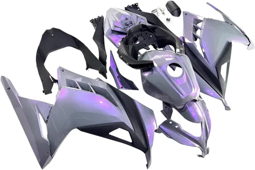 Vista 2 de US STOCK Pink Gray Chameleon Fairing Fit for Kawasaki Ninja 2013-2017 EX300 020 Pink Gray Chameleon