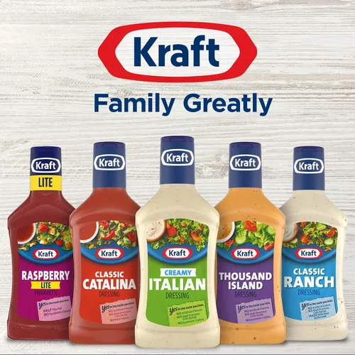 Vista 4 de Kraft Aderezo italiano cremoso para ensaladas y salsa de 16 onzas (paquete de 6)