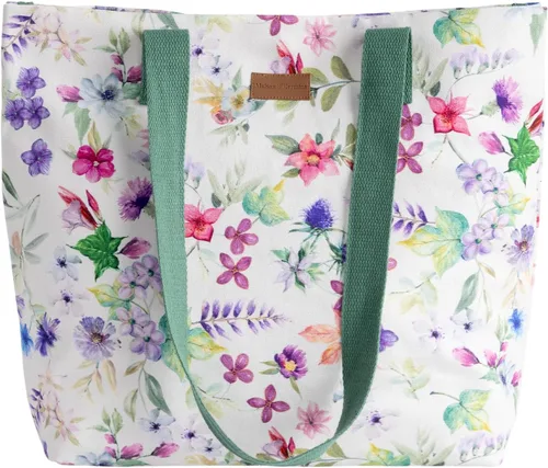 Vista 44 de Maison d' Hermine - Bolsa de lona de algodón reutilizable para mujeres, con asa para el hombro, bolsas a granel para compras y viajes