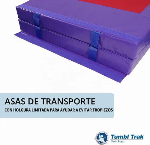 Vista 5 de Colchoneta Tumbl Trak Junior para hacer ejercicio Púrpura