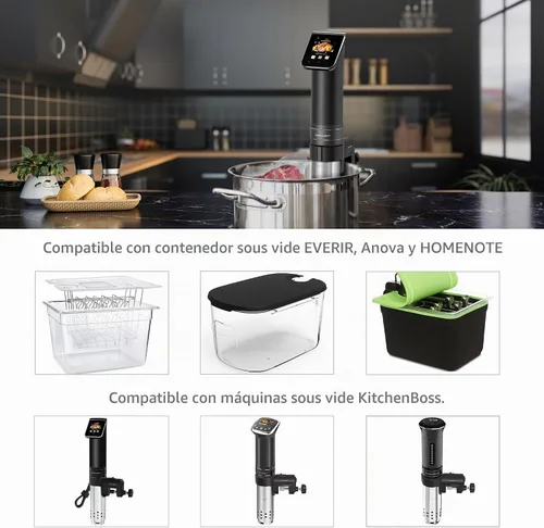 Vista 5 de Reemplazo de abrazadera de soporte Sous Vide para todos los KitchenBoss Sous-Vide BK300