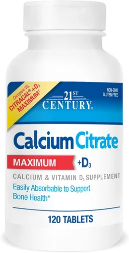 Vista 11 de 21st Century Citrate Plus D cápsulas máximas, 120 unidades, 27492, Cápsulas, 1