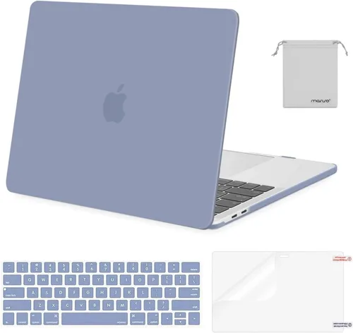 Vista 12 de MOSISO - Carcasa rígida de plástico, cubierta de teclado, protector de pantalla y bolsa de almacenamiento para MacBook Pro 13 pulgadas/33 cm