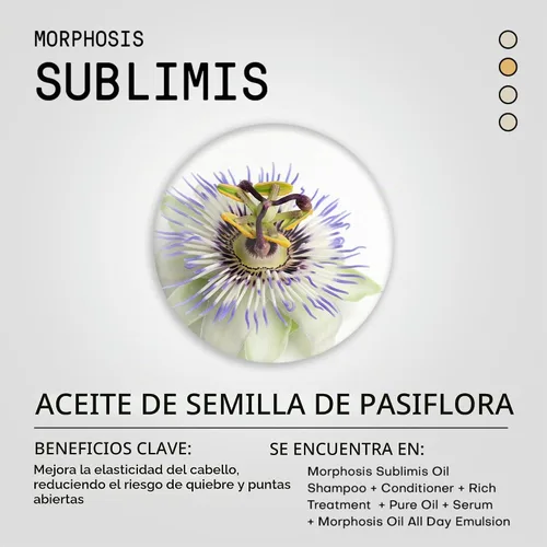 Vista 4 de FRAMESI Morphosis Sublimis - Suero de aceite para el cabello, tratamiento capilar hidratante