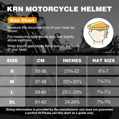 Vista 6 de KRN Casco todoterreno para adultos, casco ATV aprobado por DOT, casco de motocross dirt bike para motocicleta KY-128