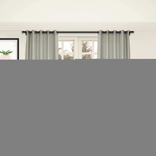 Vista 23 de Frelement Cortinas opacas de lino natural, paneles de cortinas con ojales para sala de estar, cortinas con aislamiento térmico, 52 pulgadas de ancho