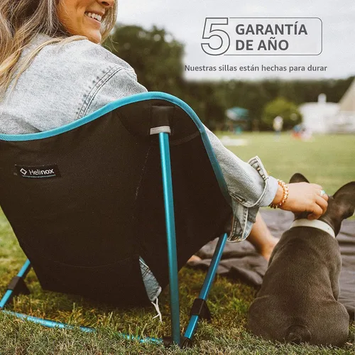 Vista 4 de Helinox Incline Festival - Silla plegable ajustable para exteriores, para eventos, color negro