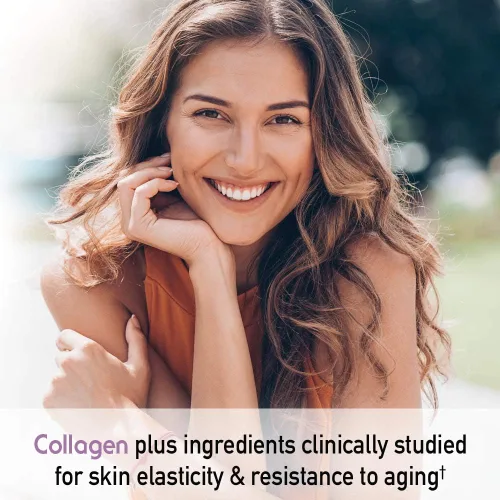 Vista 3 de Garden of Life - Grass Fed Collagen Beauty - Polvo de colágeno para mujeres y hombres, sabor granada y arándano, 20 porciones, para las uñas, piel