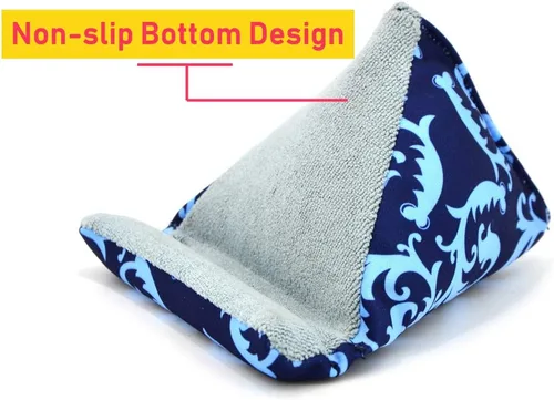 Vista 5 de Soporte de teléfono para escritorio, soporte de almohada para teléfono para iPhone 15 16 Pro, soportes de teléfono de tela hechos a mano tipo bean