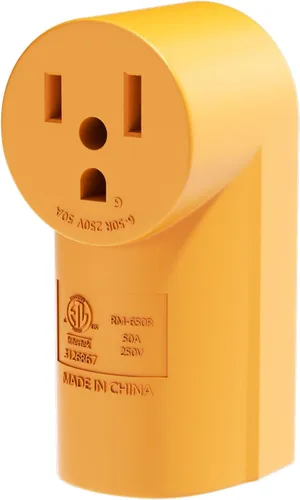 Vista 10 de RVGUARD 50 Amp Enchufe Hembra de Soldador NEMA 6-50P de Reemplazo, Certificado ETL