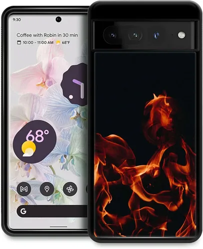 Vista 10 de CARLOCA Funda compatible con Google Pixel 7 Pro, increíble diseño de patrón de luz espacial nebulosa para niñas y niños, a prueba de golpes