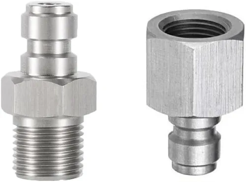 Vista 9 de Conector BSPP de 1/8 a 0.315 in Plug Fill Nipple Foster Set de desconexión