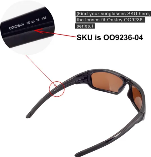 Vista 5 de walleva Lentes de repuesto para Oakley ValveGafas de sol, Color Múltiples opciones disponible
