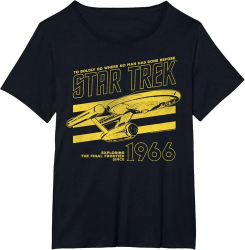 Vista 23 de Star Trek: The Original Series Enterprise '66 Collegiate Camiseta Negro