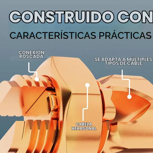 Vista 4 de Tamaño #2 - Perno dividido de conexión a tierra – Conector de perno dividido de resistencia superior número 2 para conductores de cobre – Edición