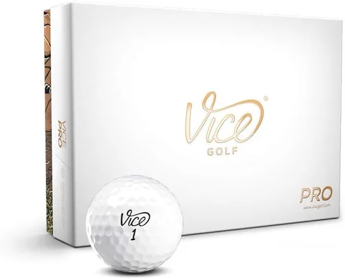 Vista 4 de Pelotas de golf blancas Vice Pro