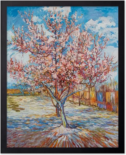 Vista 93 de Poster Master Póster clásico de Van Gogh, impresión impresionista vintage, regalo para artista, pintor, autorretrato, sombrero de paja, dibujo