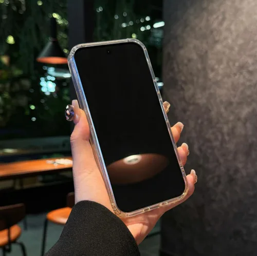 Vista 2 de Magnética para Google Pixel 8 Funda para Mujeres, [Efecto Holográfico Iridiscente que Cambia de Color] Funda Protectora de Teléfono Mate de Moda