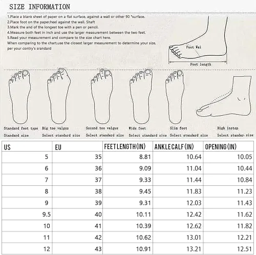 Vista 7 de Artrotter Botas de plataforma para mujer botas de tacón alto grueso y puntiagudo botas de combate con correas de hebilla cremallera lateral